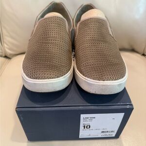 Olukai Lae‘ahi Men’s Slip-On Shoes - Size 10 (Clay/Clay)